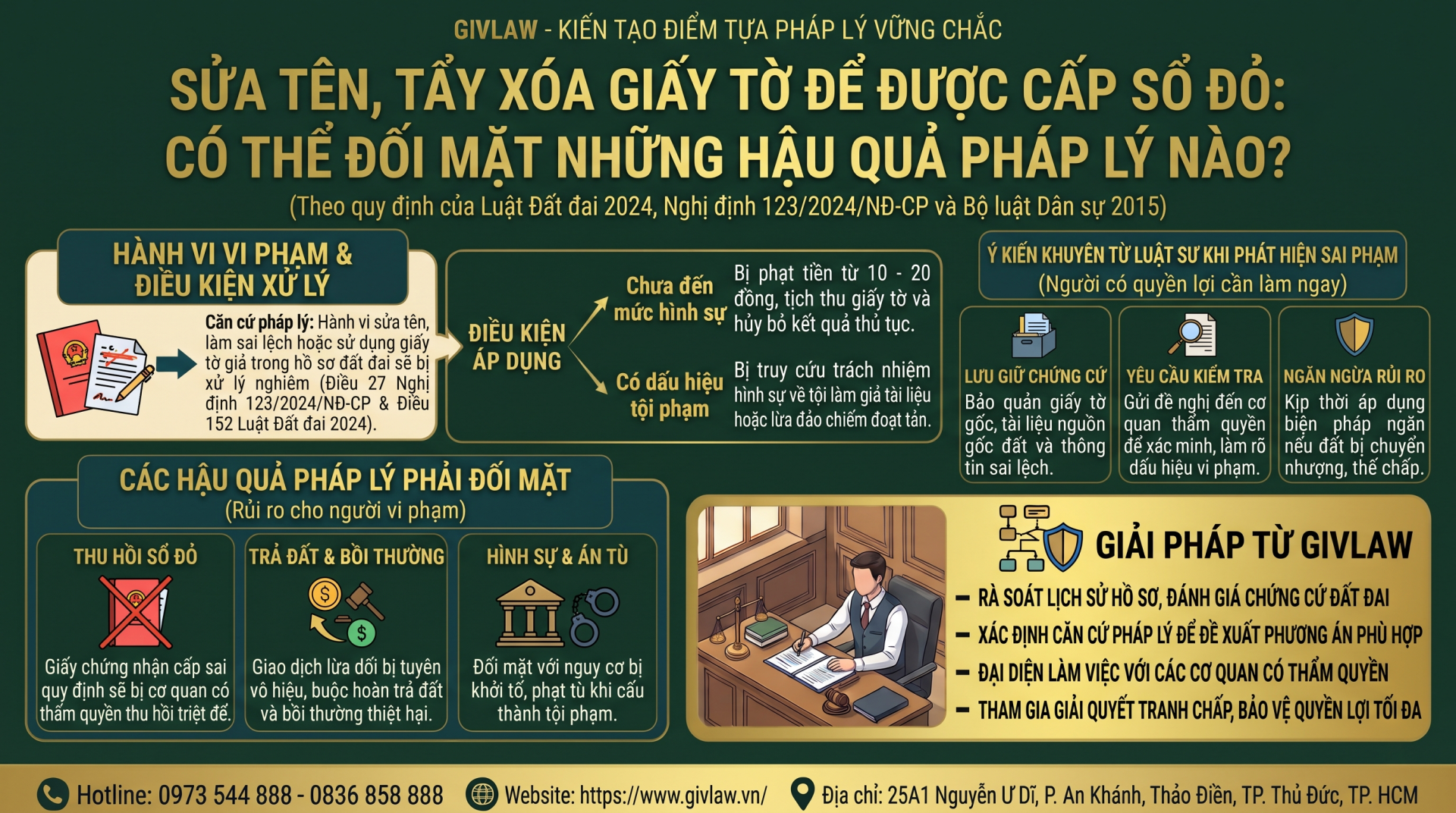 Sửa Tên, Tẩy Xóa Giấy Tờ Để Cấp Sổ Đỏ: Hậu Quả Khôn Lường & Nguy Cơ Phạt Tù
